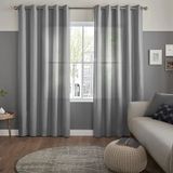 Grey Curtain & Blinds